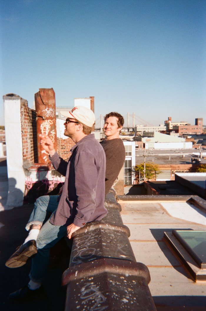 Clay and Ethan of Jaws of Death on a Brooklyn rooftop